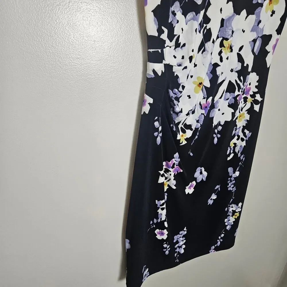 Lauren by Ralph Lauren Floral Dress Sz 14 - Picture 10 of 12